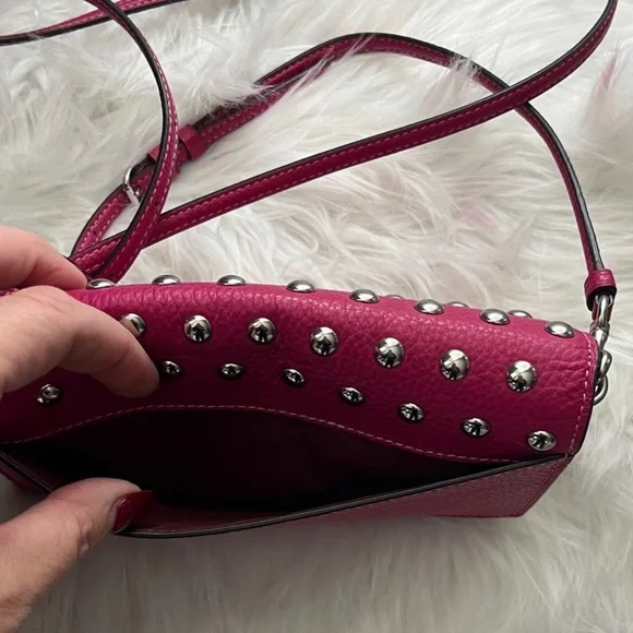 Coach CM851 Anna Foldover Crossbody with Rivets - Picture 7 of 7